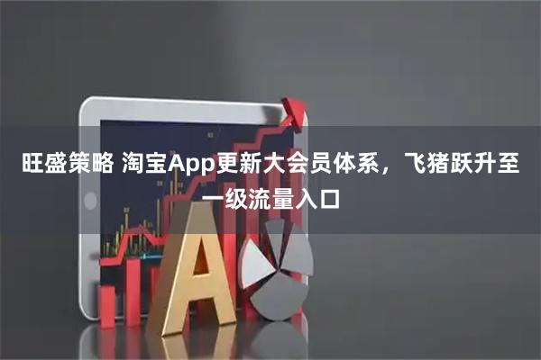 旺盛策略 淘宝App更新大会员体系，飞猪跃升至一级流量入口